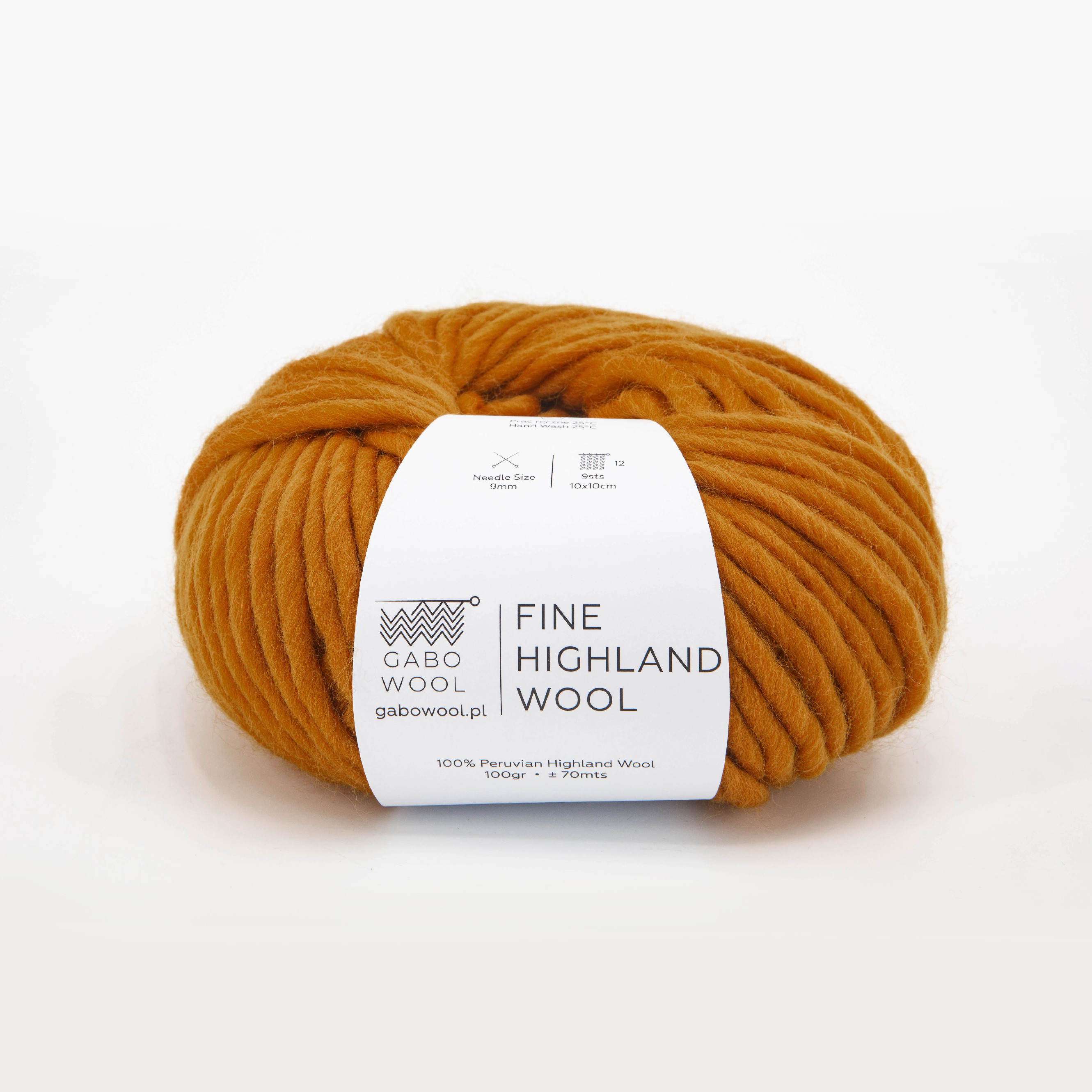 Fine Highland Wool Fine Highland Wool: Jemná kurkuma (AM1180)