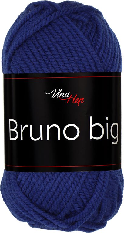 vlnahep Vlna-Hep Bruno big Bruno big: Příze Bruno big 412 tmavě modrá