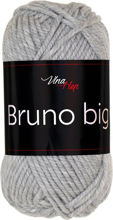 vlnahep Vlna-Hep Bruno big Bruno big: Příze Bruno big 413 světle šedá