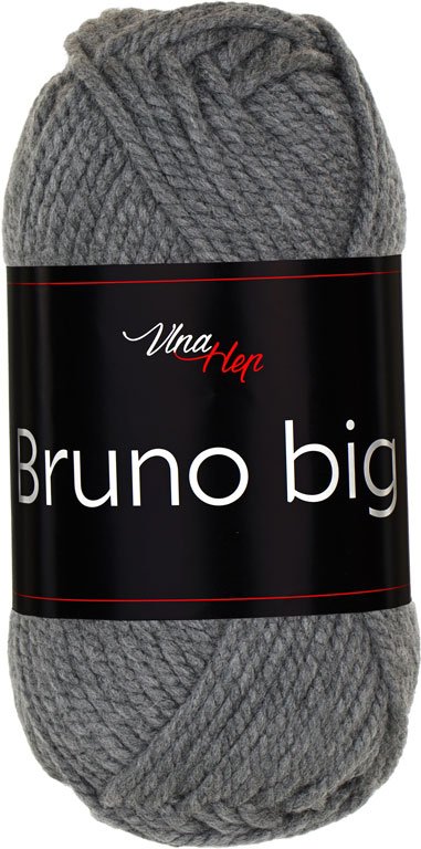 vlnahep Vlna-Hep Bruno big Bruno big: Příze Bruno big 414 tmavě šedá