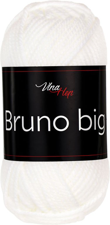 vlnahep Vlna-Hep Bruno big Bruno big: Příze Bruno big 402 bílá