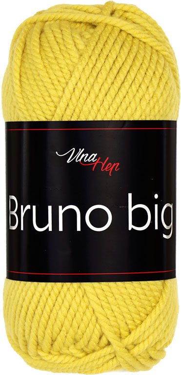 vlnahep Vlna-Hep Bruno big Bruno big: Příze Bruno big 405 hořčicově žlutá