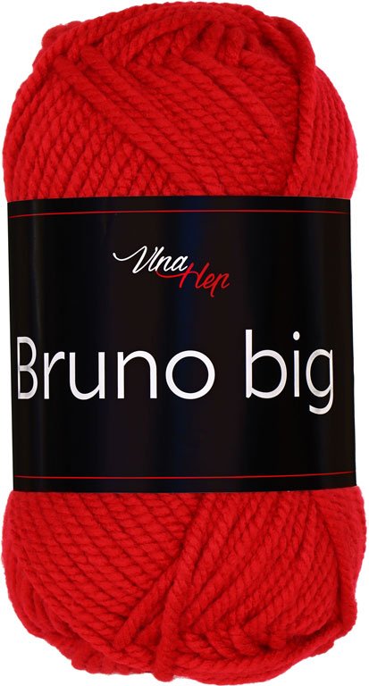 vlnahep Vlna-Hep Bruno big Bruno big: Příze Bruno big 409 červená