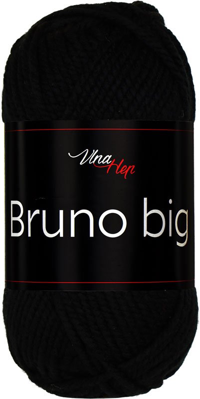 vlnahep Vlna-Hep Bruno big Bruno big: Příze Bruno big 401 černá