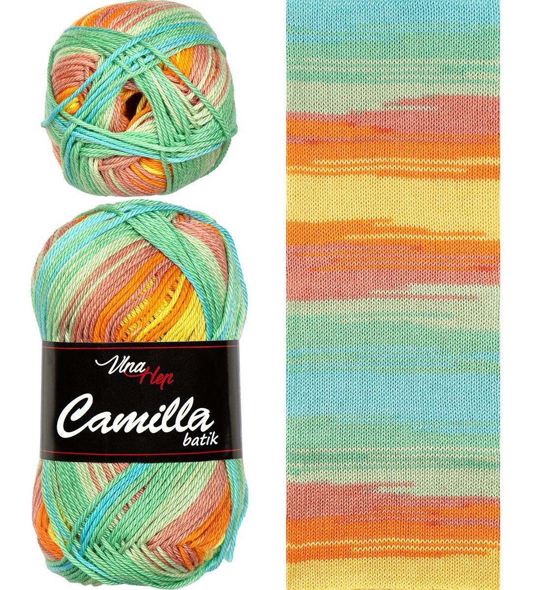 Vlna Hep Camilla Batik Příze Camilla Batik: Camilla batik 9621