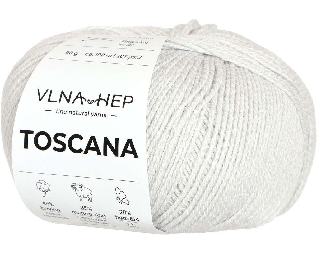 Vlna Hep Příze Toscana Příze Toscana: Příze Toscana 143000 White Sand