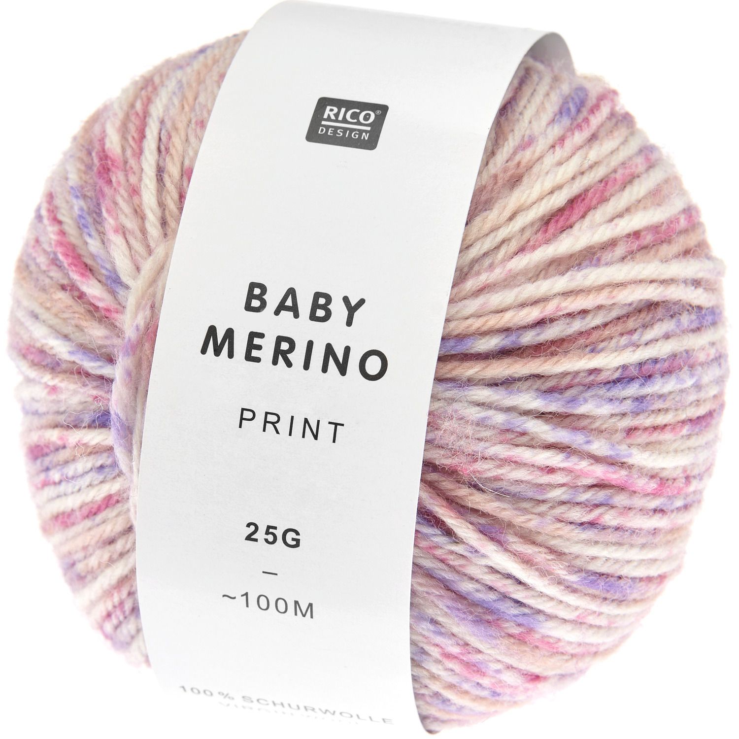 Rico Design Baby Merino Print Baby Merino Print: 020 Beeren