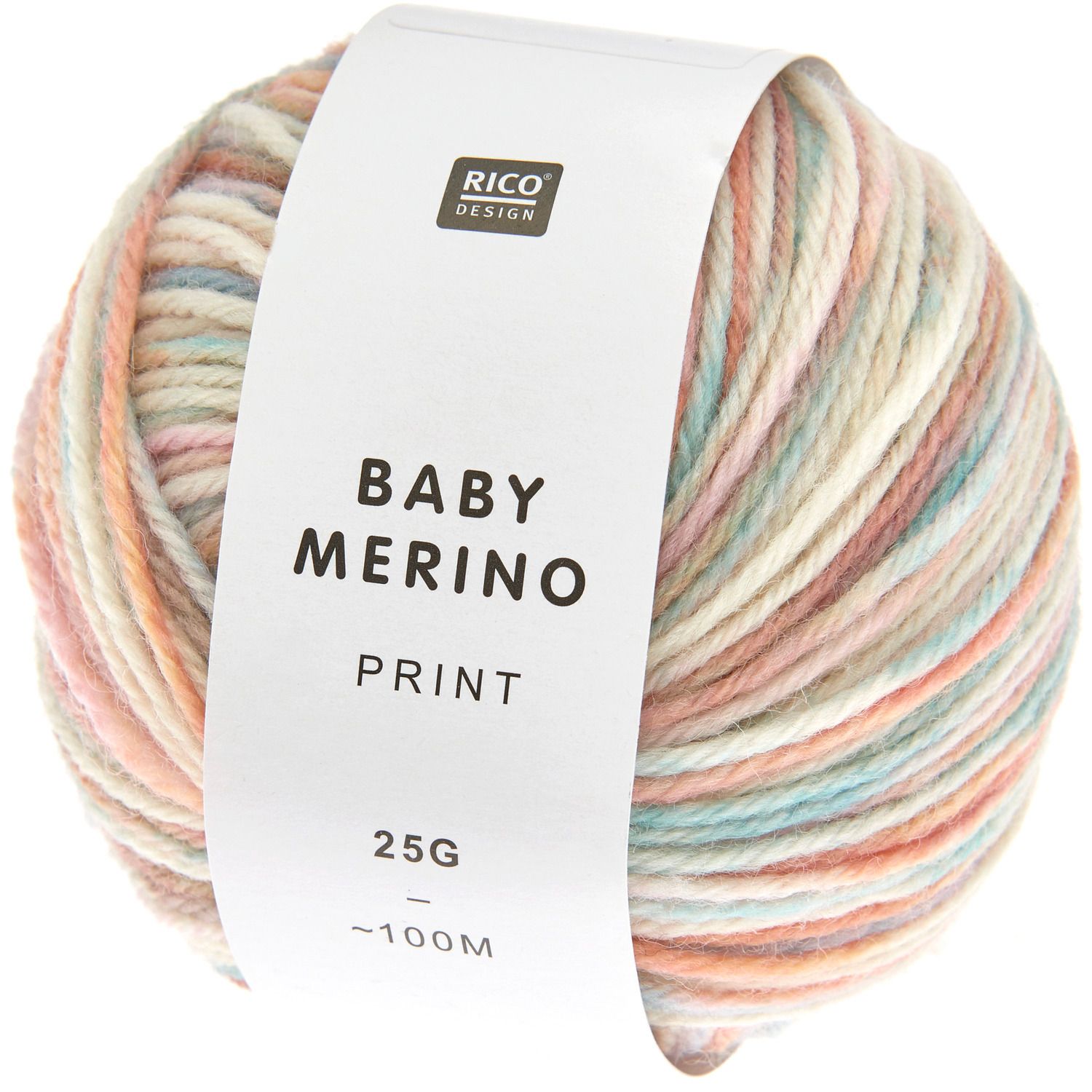 Rico Design Baby Merino Print Baby Merino Print: 018 Somme