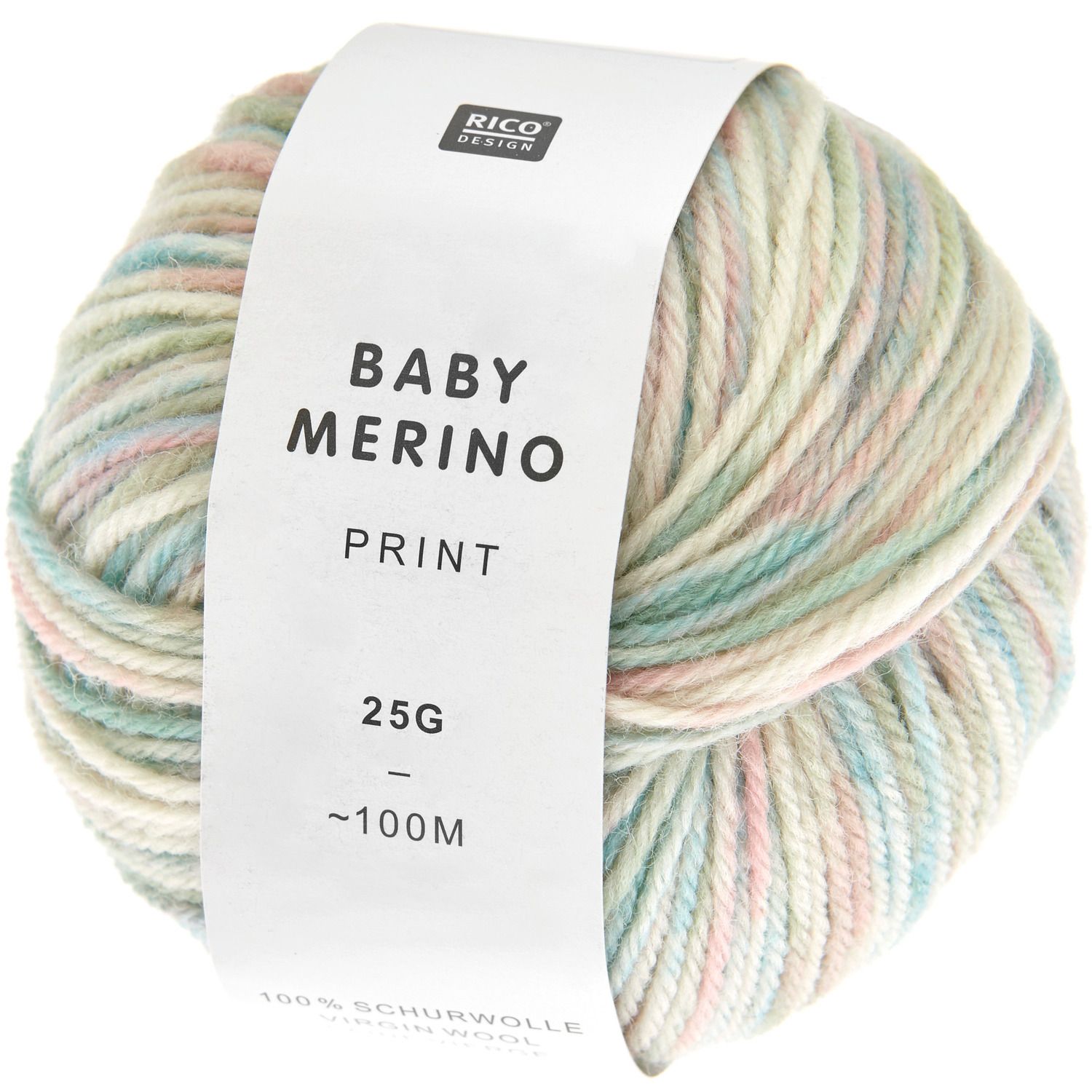 Rico Design Baby Merino Print Baby Merino Print: 017 Pastelle