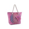 Letní / plážová taška mandala, paisley s taštičkou 39x50 cm (Varianta 1 pink, Balení 1 ks)