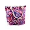 Letní / plážová taška mandala, paisley s taštičkou 39x50 cm (Varianta 1 pink, Balení 1 ks)