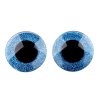 Oči velké s glitry s pojistkou Ø40 mm (očí 40 modrá)