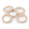 Dřevěný kroužek vnější Ø60 mm (Varianta přírodní sv., Balení 5 ks)