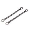 Kovový řetízek / poutko na bundy a kabáty (Varianta 1 staromosaz, Balení 5 ks)