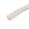 Bavlněná oděvní šňůra splétaná šíře 4 mm plochá (Varianta režná světlá, Balení 50 m)
