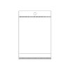 PP sáček s lepicí klopou a závěsem 8x12 cm (Varianta transparent, Balení 100 ks)