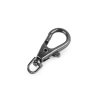 Kovová karabinka otočná, průvlek 4 mm (Varianta 1 nikl, Balení 5 ks)
