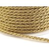 Šňůra kroucená s lurexem Ø3 mm (Varianta 2 stříbrná, Balení 20 m)