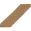 Splétaný  popruh šíře 35 mm jutový (Varianta 1 režná přírodní, Balení 1 m)
