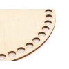 Dno na pletení / výrobu košíků Ø15 cm (Varianta přírodní sv., Balení 1 ks)
