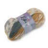 Pletací příze Lofoty samovzorovací / ponožkovka 100 g (Varianta 10 (7813) zelená, Balení 1 ks)