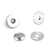 Magnetické zapínání Ø14 mm s nýtkem (Varianta 2 nikl černý, Balení 200 sada)