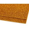 Pěnová guma Moosgummi s glitry 20x30 cm (Varianta 4 zlatá stř., Balení 2 ks)
