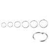Rozpojovací / knihařský kroužek (Varianta 3 (Ø45 mm) nikl, Balení 10 ks)