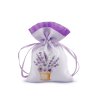Dárkový pytlík s potiskem levandule 9x13 cm (Varianta 2 bílá levandule, Balení 3 ks)