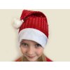 Vánoční čepice (Varianta červená, Balení 12 ks)