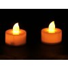 LED čajová svíčka na baterky Ø3,6 cm (Varianta bílá teplá, Balení 2 ks)