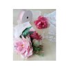 Umělá pivoňka - velký květ (Varianta 3 růžová světlá, Balení 1 ks)