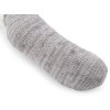 Dámské / dívčí ponožky zimní s kožíškem a protiskluzem Emi Ross (Varianta 25 (vel. 35-38) šedá nejsvětlejší melír, Balení 1 pár)