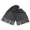 Šála / pléd s třásněmi 65x190 cm (Varianta 6 šedá, Balení 1 ks)