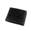 Pánská peněženka kožená pro myslivce, rybáře, motorkáře 9,5x12 cm (Varianta 29 černá pejsek, Balení 1 ks)