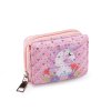 Mini peněženka dětská 7x8,5 cm (Varianta 13 růžová nejsv. sova, Balení 1 ks)