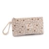 Textilní pouzdro na drobnosti květy 18,5x10 cm (Varianta 2 pudrová, Balení 1 ks)