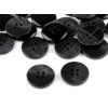 Knoflík s prošitím velikost 24" (Varianta 1 (24") černá, Balení 20 ks)