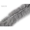Všívací oděvní / dekorační kožešina kulatá šíře 7 cm (Varianta 1 Off White, Balení 1 m)