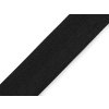 Šikmý proužek PES šíře 19 mm zažehlený (Varianta 2 černá, Balení 1 m)