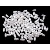 Plastové voskové korálky / perly Glance rýže 3x6 mm (Varianta 1 bílá, Balení 10 g)