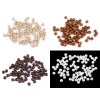Dřevěné korálky Ø5-6 mm (Varianta 1 přírodní sv., Balení 10 g)