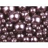 Skleněné voskové perly mix velikostí Ø4-12 mm (Varianta 18B stříbrná světlá, Balení 50 g)