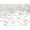 Kroužek spojovací Ø8 mm (Varianta 2 stříbrná světlá, Balení 10 g)