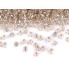 Rokajl 8/0 - 3 mm s průtahem (Varianta 21 stříbrná světlá, Balení 50 g)