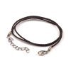 Kroucená šňůrka s karabinkou délka 45 cm (Varianta 3 černá, Balení 2 ks)