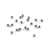 Korálky z nerezové oceli Ø4 mm (Varianta platina, Balení 20 ks)