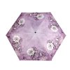Dámský mini skládací deštník květy (Varianta 1 fialová nejsvětlejší, Balení 1 ks)