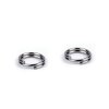Protikroužek dvojitý z nerezové oceli Ø6 mm (Varianta platina, Balení 10 g)