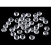 Plastové / akrylové korálky ploškované slavík 5x8 mm (Varianta 1 transparent, Balení 20 g)